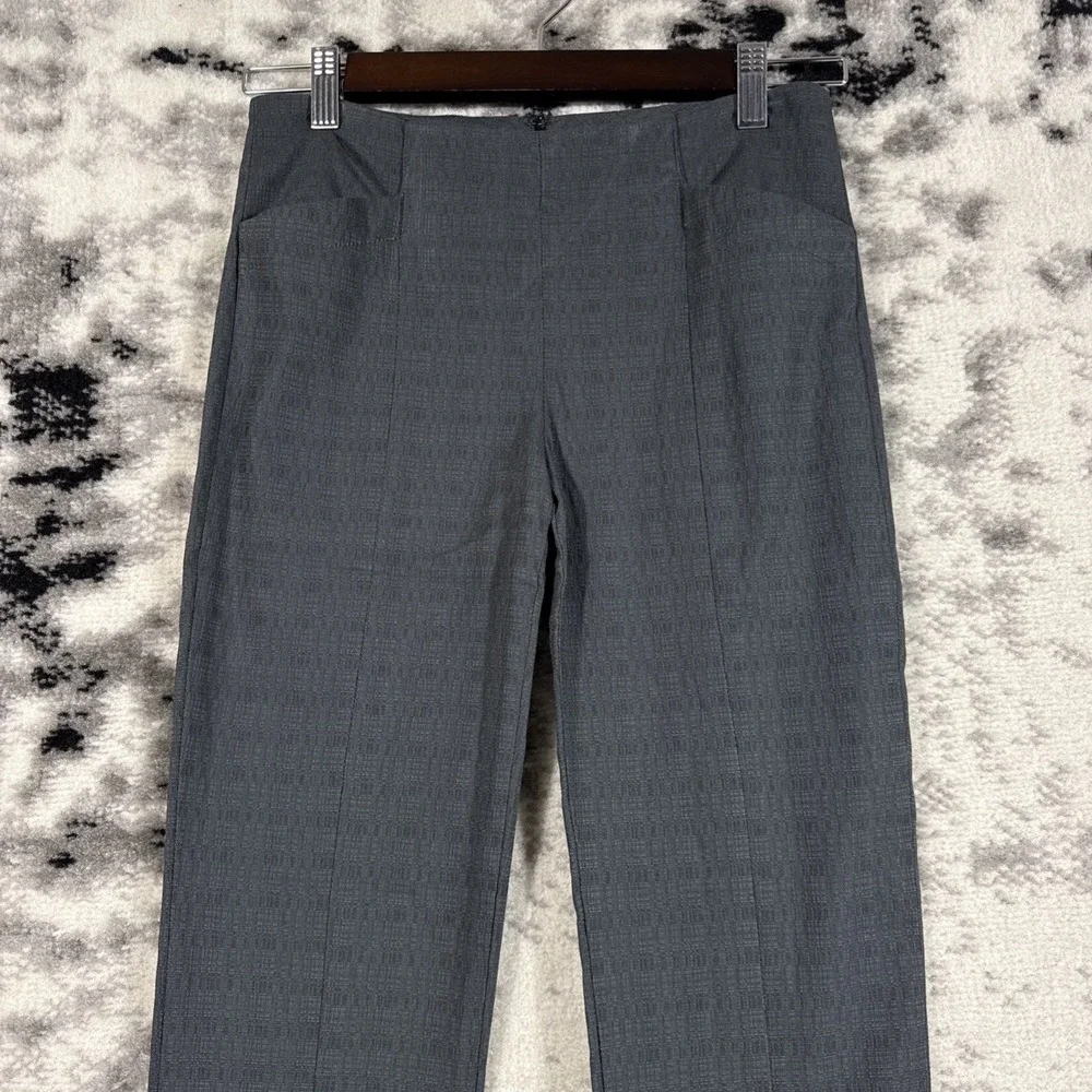 Corey Lynn Calter Pants Womens Size 0‎ Dark Gray Viscose Stretch Straight Hippie
